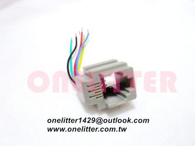2192B 電話插座附線6P6C(55mm)